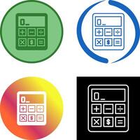 diseño de icono de calculadora vector