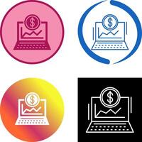 Laptop Icon Design vector