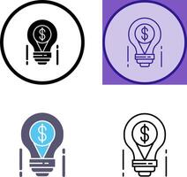 Light Bulb Icon Design vector