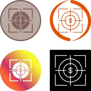 Target Icon Design vector