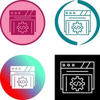 Development Icon Design vector