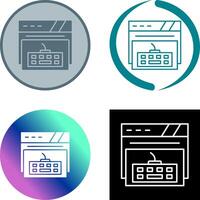 Keyboard Icon Design vector