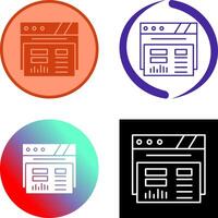 Dashboard Icon Design vector