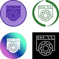 Browser Icon Design vector