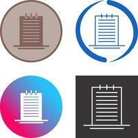 Notes Icon Design vector