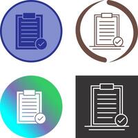 Selected Icon Design vector