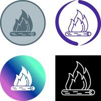 Fire Icon Design vector