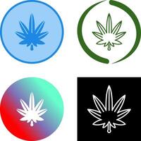 Weed Icon Design vector