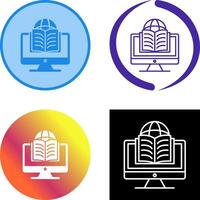 Learning Icon Design vector