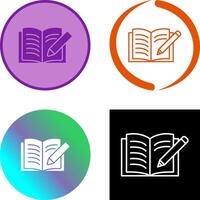 Write Icon Design vector