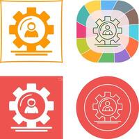 Management Icon Design vector