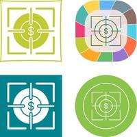 Target Icon Design vector