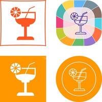 Cocktail Icon Design vector