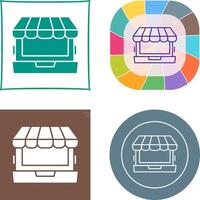 Online Shopping Icon Design vector