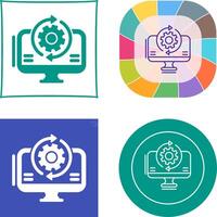 Synchronization Icon Design vector