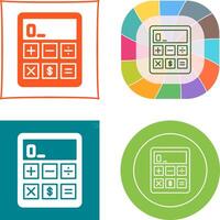 Calculator Icon Design vector