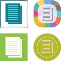 Document Icon Design vector
