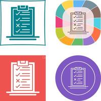 Delivery List Icon Design vector
