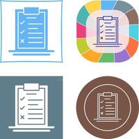 Checklist Icon Design vector