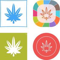 Weed Icon Design vector