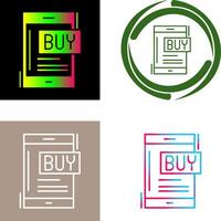 Buy Now Icon Design vector