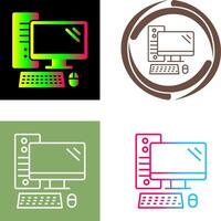 Computer Icon Design vector