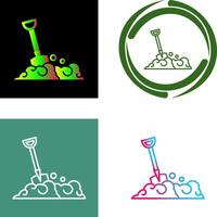 Shovel Icon Design vector