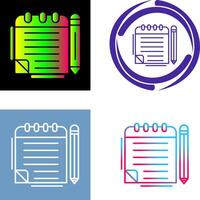 Notepad Icon Design vector