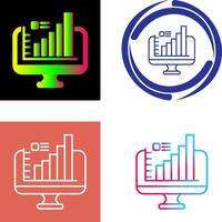 Monitor Icon Design vector