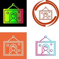 Wedding Photo Icon Design vector