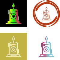 Candle Icon Design vector