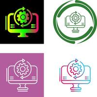 Synchronization Icon Design vector