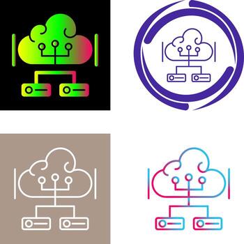 Big Data Icon Design vector