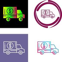 Delivery Truck Icon Design vector