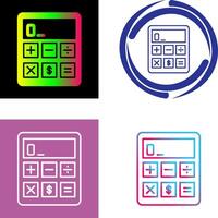 diseño de icono de calculadora vector