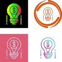 Light Bulb Icon Design vector