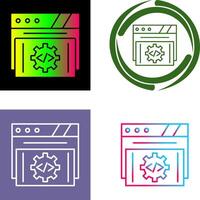 Development Icon Design vector