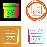 Message Icon Design vector