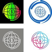 Globe Icon Design vector