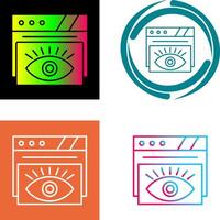 Eye Icon Design vector