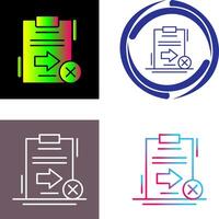 Send Failed Icon Design vector