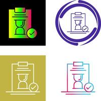 Hourglass Icon Design vector