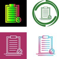 Prohibition Icon Design vector