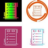 Today to Done CheckList Icon Design vector