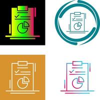 Diagram Icon Design vector