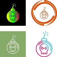 Bomb Icon Design vector