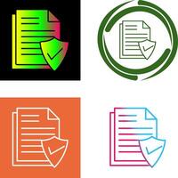 Valid Document Icon Design vector