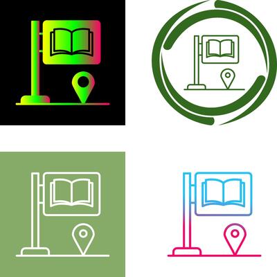 Sign Board Icon Design