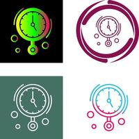 Wall Clock Icon Design vector