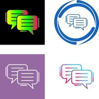 Chat Icon Design vector
